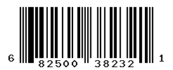 UPC barcode number 682500382321