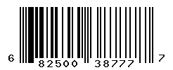 UPC barcode number 682500387777