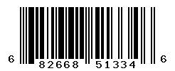 UPC barcode number 682668513346