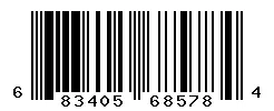 UPC barcode 683405685784