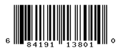 UPC barcode number 684191138010