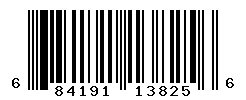 UPC barcode number 684191138256