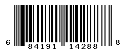 UPC barcode number 684191142888