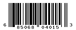 UPC barcode number 685068040153