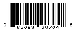 UPC barcode number 685068267048