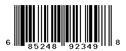 UPC barcode number 685248923498