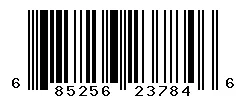 UPC barcode 685256237846