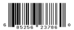 UPC barcode number 685256237860