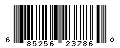UPC barcode 685256237860