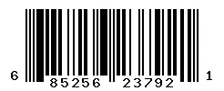 UPC barcode 685256237921