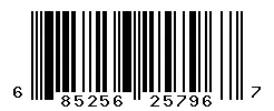 UPC barcode 685256257967