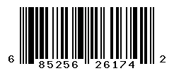 UPC barcode 685256261742