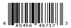 UPC barcode number 685456467173