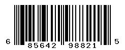 UPC barcode number 685642988215