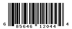 UPC barcode number 685646120444