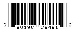 UPC barcode number 686198384612