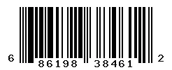 UPC 686198384612 barcode image