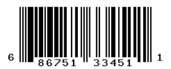 686751334511 barcode