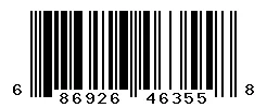UPC barcode 686926463558
