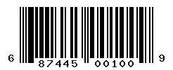 UPC barcode number 687445001009 lookup