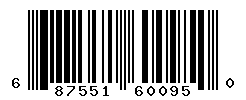 UPC barcode number 687551600950
