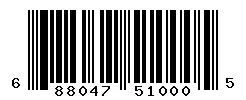 UPC barcode 688047510005