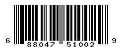 UPC barcode 688047510029