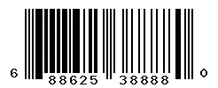 UPC barcode 688625388880