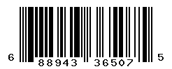 UPC barcode number 688943365075