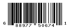 UPC barcode number 688977506741