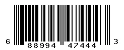 UPC barcode 688994474443