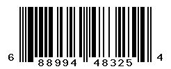 UPC 688994483254 barcode image