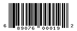 UPC barcode number 689076000192