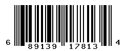 UPC barcode number 689139178134