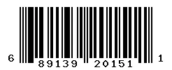 UPC barcode 689139201511