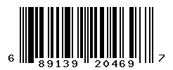 upc 689139204697 barcode image