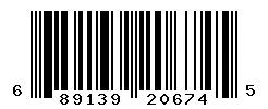 UPC barcode 689139206745