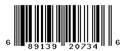 UPC barcode number 689139207346