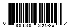 UPC barcode 689139325057