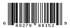 UPC barcode number 689279881529