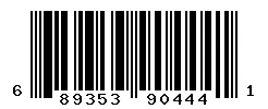 UPC barcode 689353904441