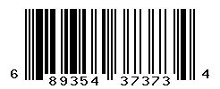 UPC barcode 689354373734