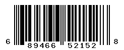 UPC barcode number 689466521528