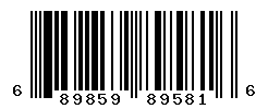 UPC barcode number 689859895816