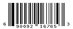 UPC barcode number 690092167653