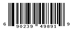 UPC barcode number 6902395498919 lookup