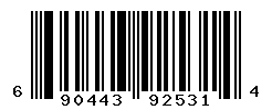 UPC barcode number 690443925314