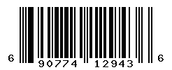upc 690774129436 barcode image