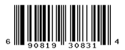 UPC barcode number 690819308314