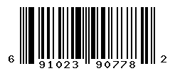 UPC barcode number 691023907782